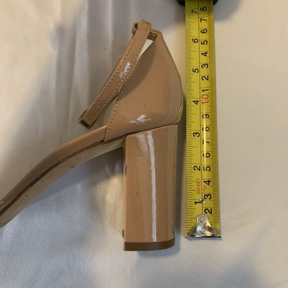 LK Bennett Helena Patent Leather Heels Nude Ankle Strap Career - US 9 EU 39 - Picture 8 of 8